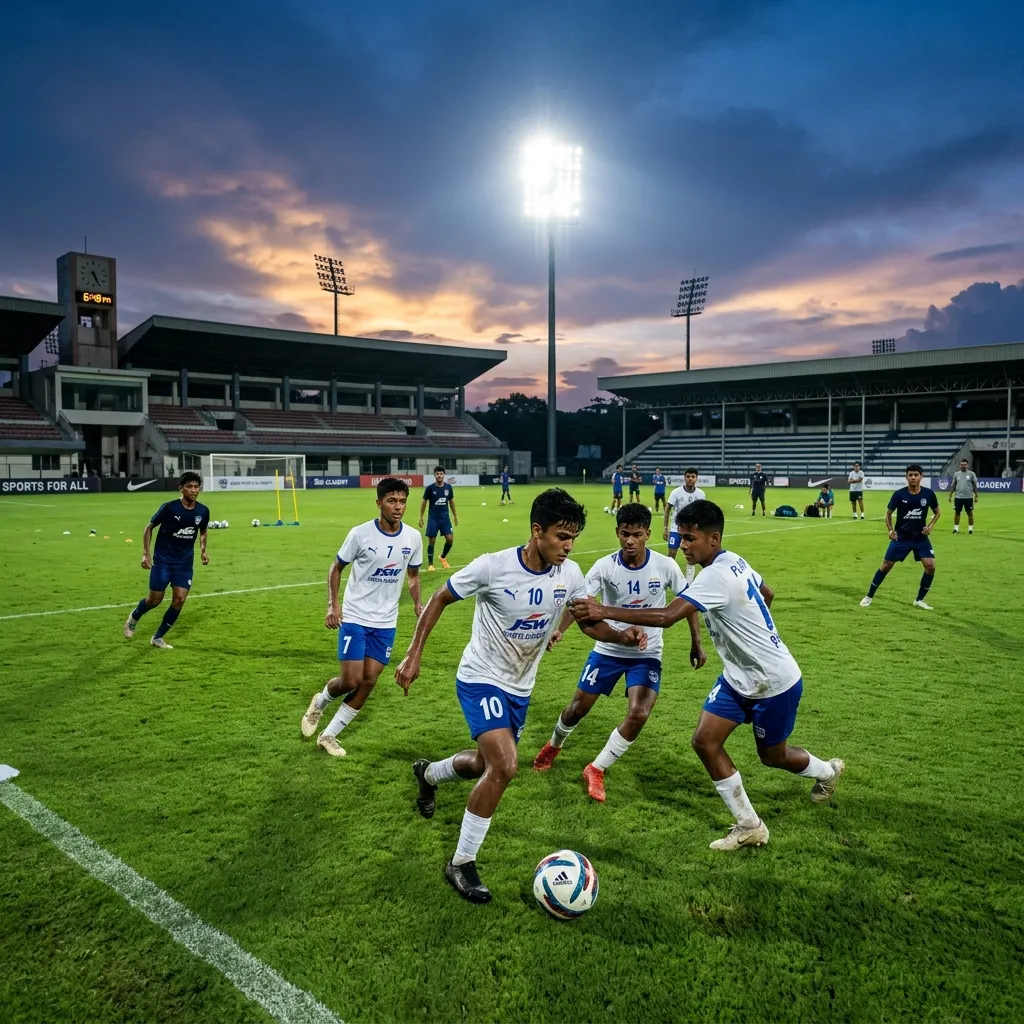Academy training session in progress